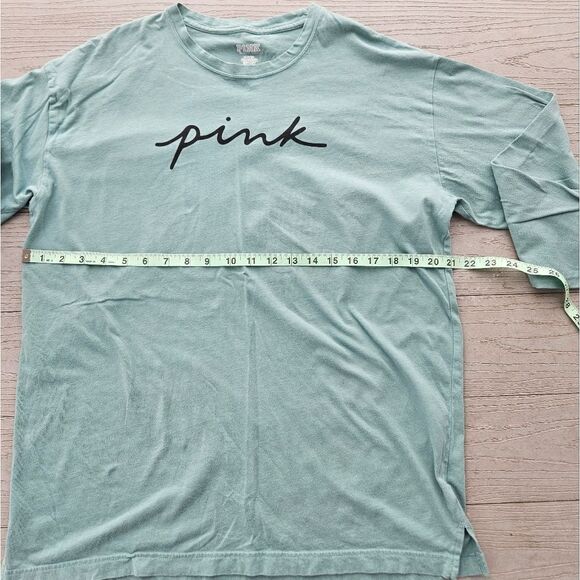 PINK TSHIRT long sleeve Everyday Campus seafoam green medium - Picture 10 of 11